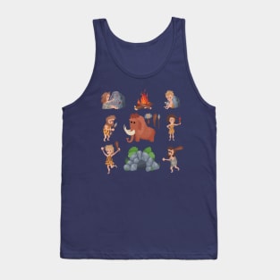 Prehistoric stone aged collection Tank Top